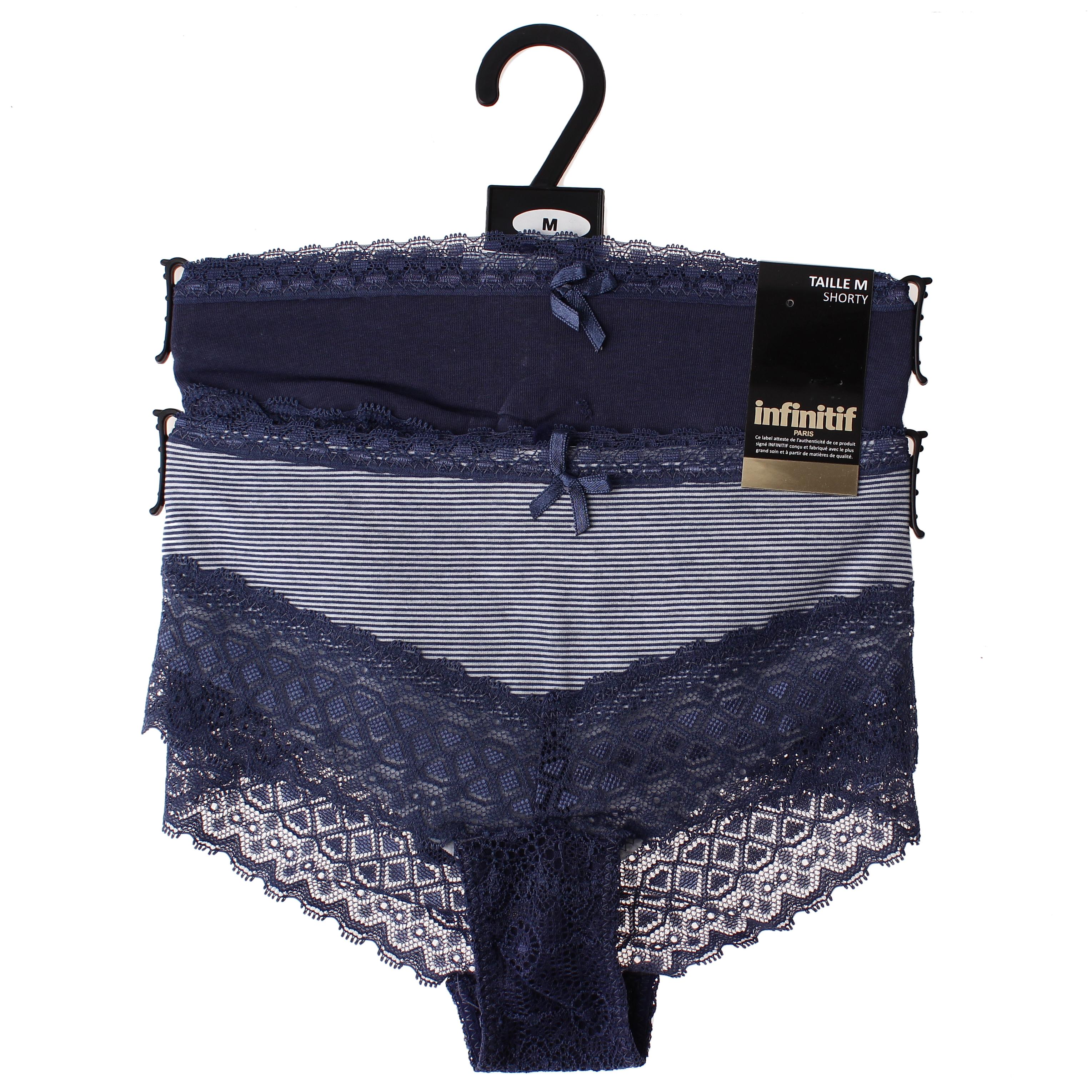 Трусы Infinitif SHO SHORT F синий Жен S Трусы Infinitif SHO SHORT F синий Жен S