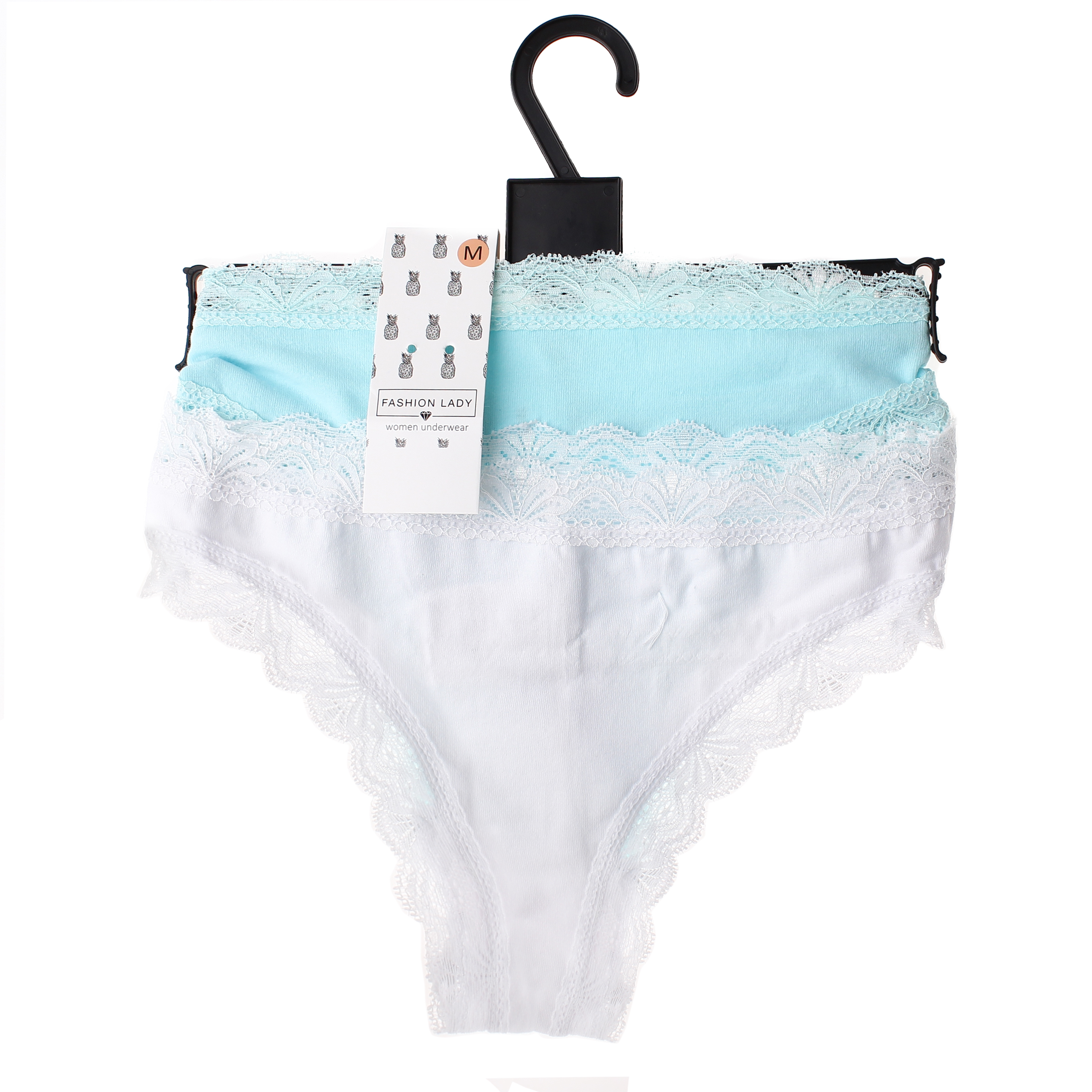 Труси Fashion Lady TAN TANGA F білий, бірюзовий Жін M Труси Fashion Lady TAN TANGA F білий, бірюзовий Жін M
