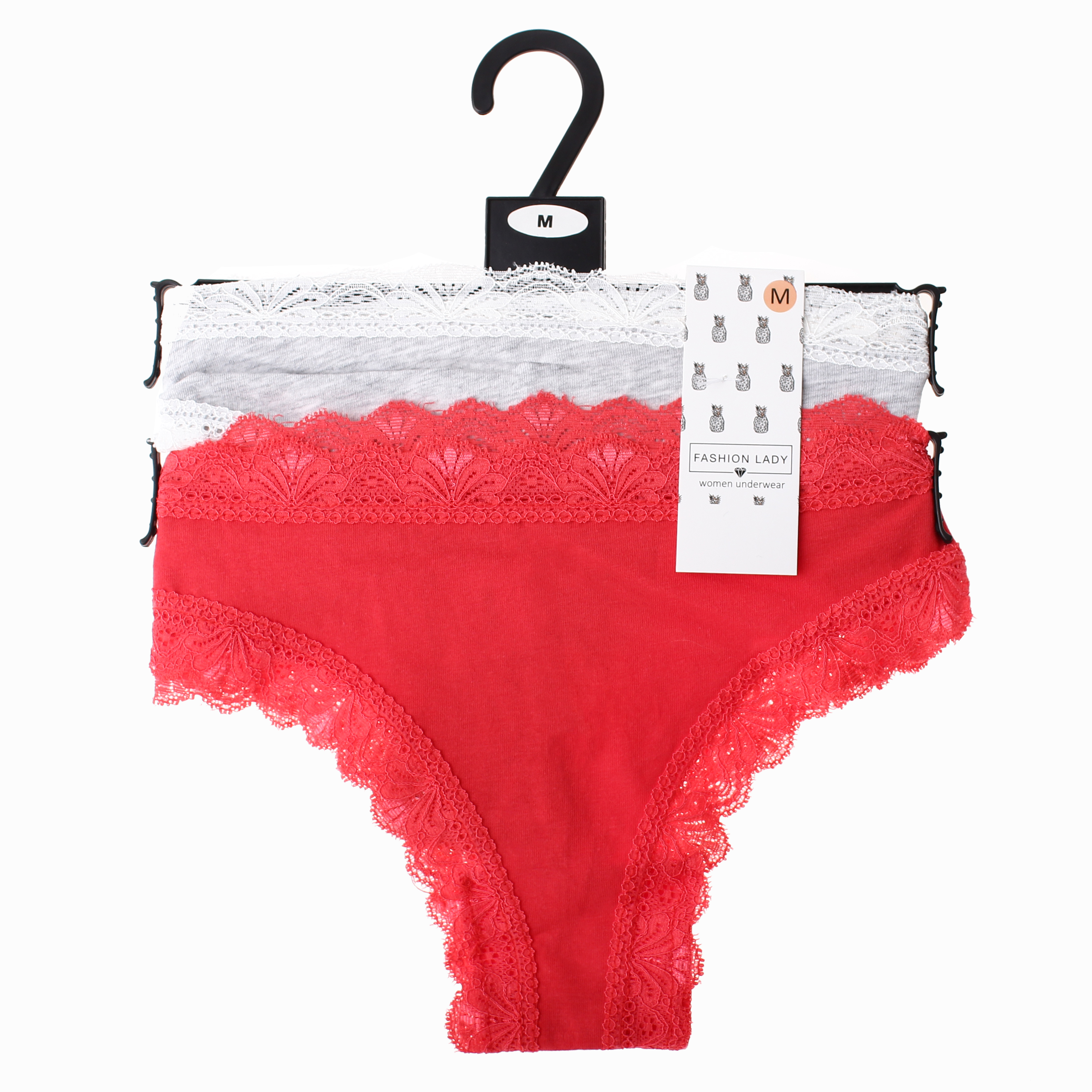 Трусы Fashion Lady TAN TANGA F серый, красный Жен XL Трусы Fashion Lady TAN TANGA F серый, красный Жен XL