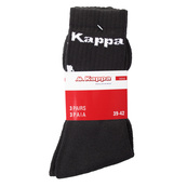 Шкарпетки KAPPA SOCKS LOGO SABOYA 3PACK чорний Уні 35-38. Зображення №2 Шкарпетки KAPPA SOCKS LOGO SABOYA 3PACK чорний Уні 35-38. Зображення №2