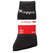 Шкарпетки KAPPA SOCKS LOGO SABOYA 3PACK темно-сірий Уні 35-38. Зображення №2 Шкарпетки KAPPA SOCKS LOGO SABOYA 3PACK темно-сірий Уні 35-38. Зображення №2