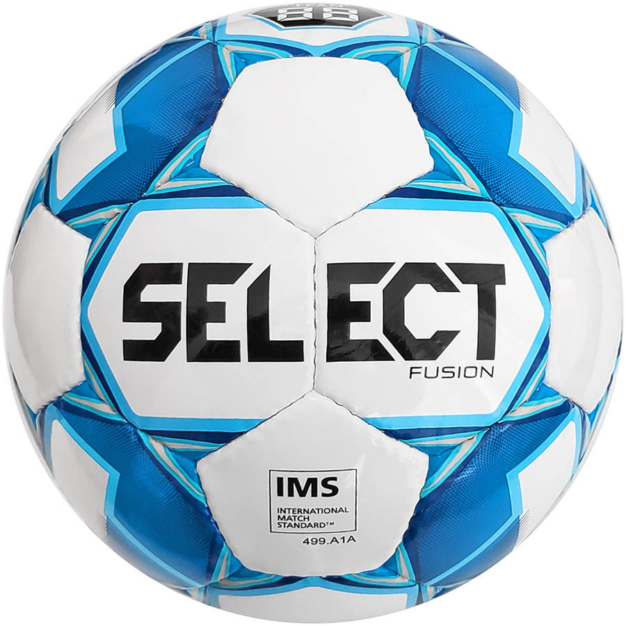 М'яч футбольний Select Fusion IMS біло-блакитний Уні 3 М'яч футбольний Select Fusion IMS біло-блакитний Уні 3