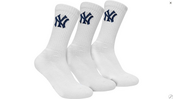 Носки New York Yankees 3 pk Crew белый Уни 31-34. Изображение №2 Носки New York Yankees 3 pk Crew белый Уни 31-34. Изображение №2