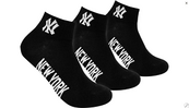 Шкарпетки New York Yankees 3 pk Quarter чорний Уні 39-42. Зображення №2 Шкарпетки New York Yankees 3 pk Quarter чорний Уні 39-42. Зображення №2