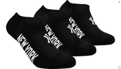 Шкарпетки New York Yankees 3 pk Sneaker чорний Уні 43-46. Зображення №2 Шкарпетки New York Yankees 3 pk Sneaker чорний Уні 43-46. Зображення №2