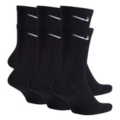 Носки Nike U NK EVERYDAY CUSH CREW 6PR-BD черный Уни 46-50. Изображение №5