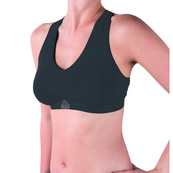 Топ спорт Kappa Reggiseno Sporty c/etichetta logo антрацит Жін L/XL. Зображення №3 Топ спорт Kappa Reggiseno Sporty c/etichetta logo антрацит Жін L/XL. Зображення №3