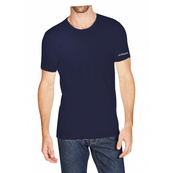 Футболка Kappa T-shirt Mezza Manica Girocollo темно-синяя Чол XL. Изображение №4 Футболка Kappa T-shirt Mezza Manica Girocollo темно-синяя Чол XL. Изображение №4