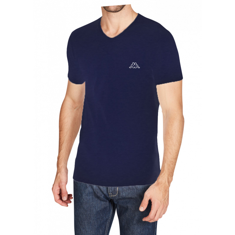 Футболка Kappa T-shirt Mezza Manica Scollo V темно-синій Чол XXL Футболка Kappa T-shirt Mezza Manica Scollo V темно-синій Чол XXL