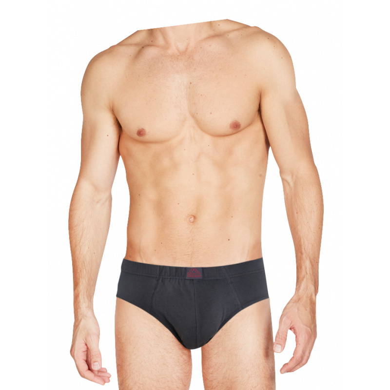 Трусы слип Kappa Slip Uomo Elastico Ric. c/etichetta Logo антрацит Чол M Трусы слип Kappa Slip Uomo Elastico Ric. c/etichetta Logo антрацит Чол M