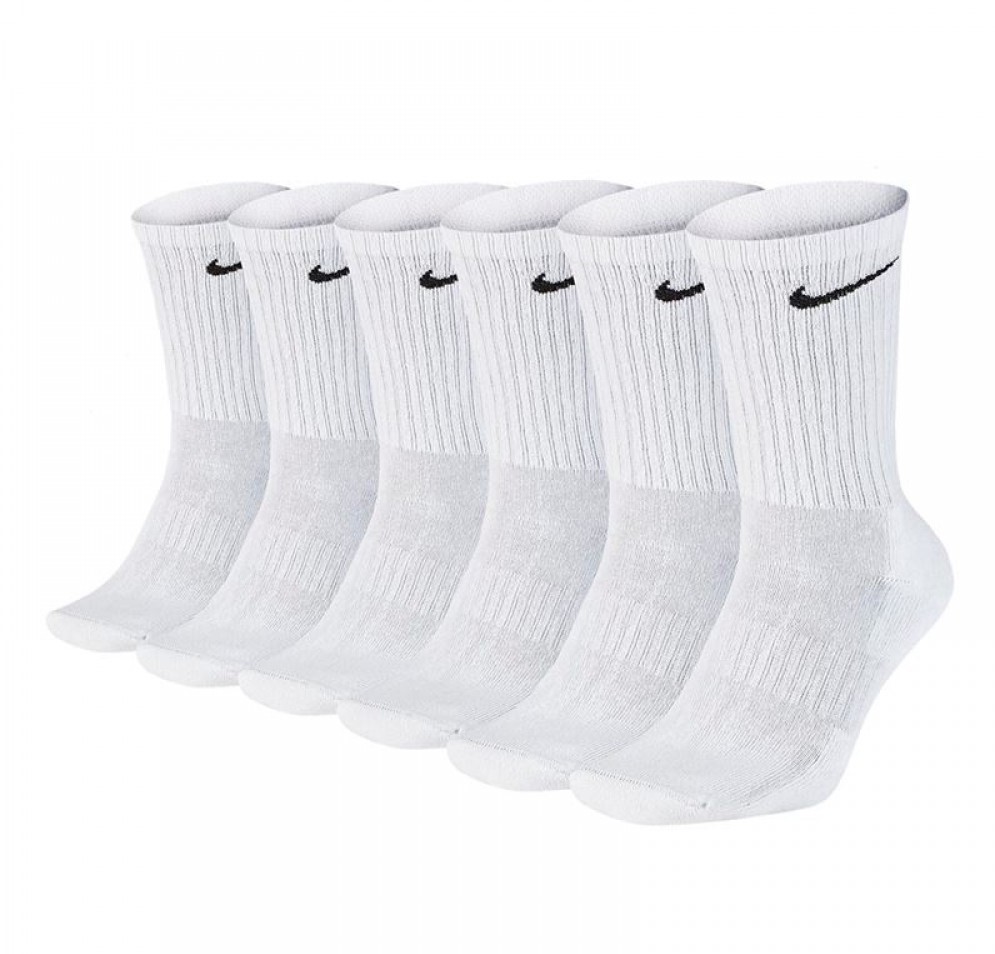 Шкарпетки Nike U NK EVERYDAY CUSH CREW 6PR-BD білий Уні 38-42 Шкарпетки Nike U NK EVERYDAY CUSH CREW 6PR-BD білий Уні 38-42