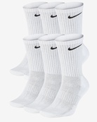 Шкарпетки Nike U NK EVERYDAY CUSH CREW 6PR-BD білий Уні 46-50. Зображення №2