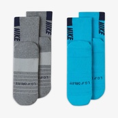 Шкарпетки Nike U NK MLTPLIER ANKLE 2PR сірий, блакитний Уні 34-38. Зображення №2 Шкарпетки Nike U NK MLTPLIER ANKLE 2PR сірий, блакитний Уні 34-38. Зображення №2