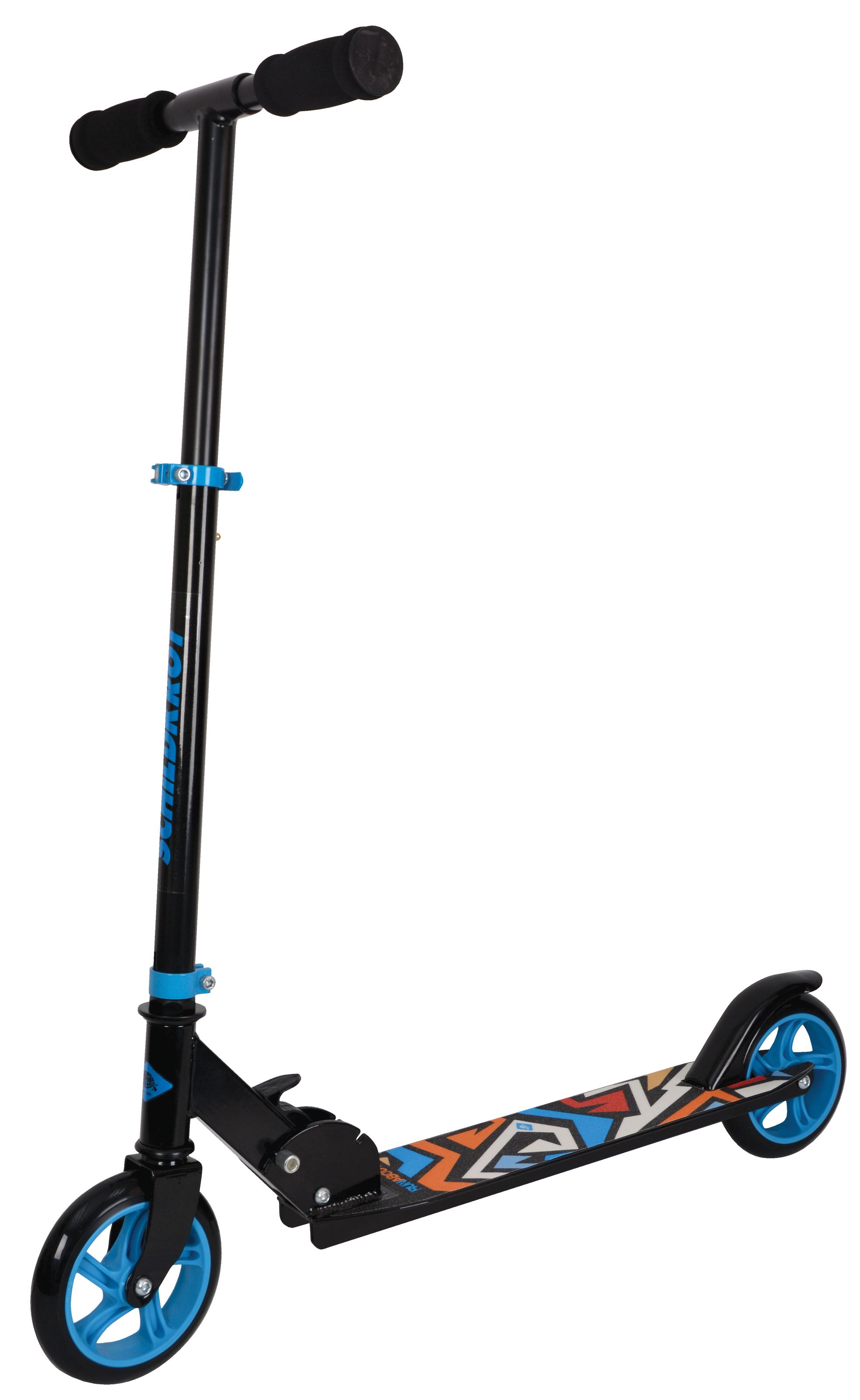 Міський самокат Schildkröt City Scooter RunAbout 145mm Black/Blue чорно-блакитний Уні Max:60 кг Міський самокат Schildkröt City Scooter RunAbout 145mm Black/Blue чорно-блакитний Уні Max:60 кг
