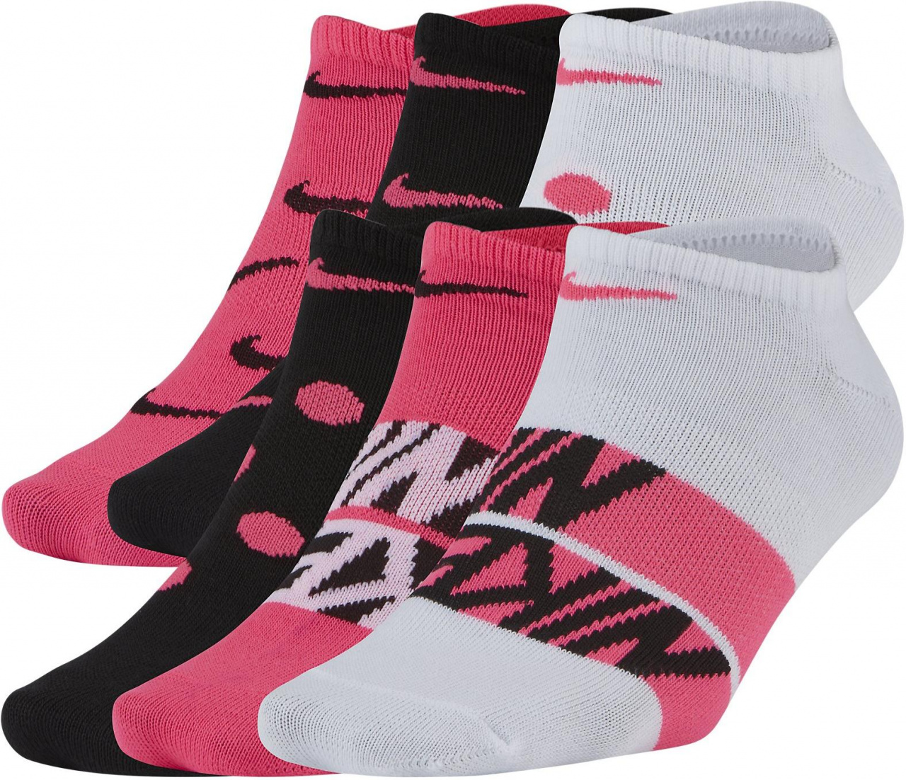 Носки Nike W NK EVERYDAY LTWT NO SHOW 6PR мультиколор Жен 34-38 Носки Nike W NK EVERYDAY LTWT NO SHOW 6PR мультиколор Жен 34-38