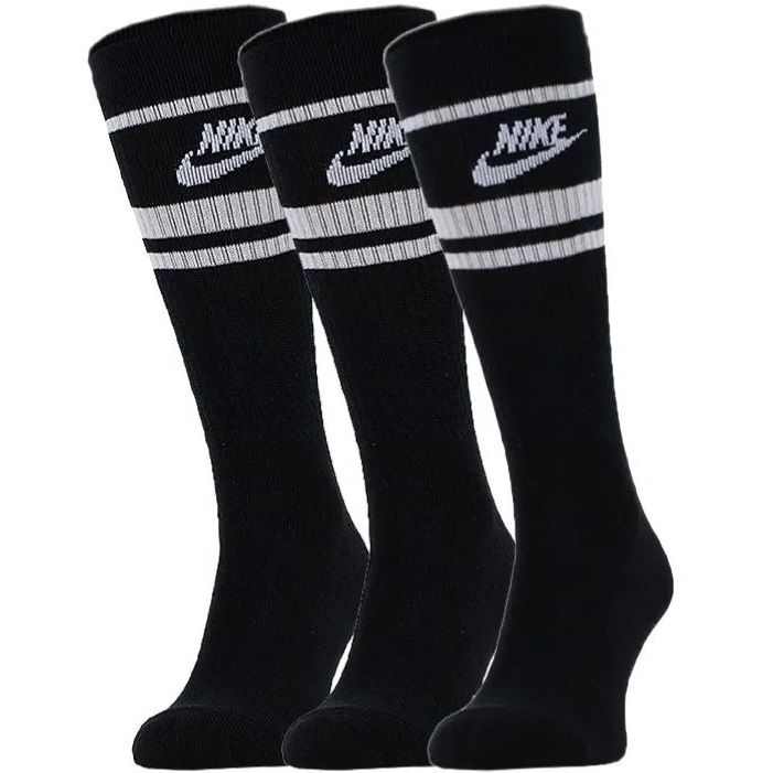 Шкарпетки Nike U NK CREW NSW ESSENTIAL STRIPE 3PR чорний Уні 34-38 Шкарпетки Nike U NK CREW NSW ESSENTIAL STRIPE 3PR чорний Уні 34-38