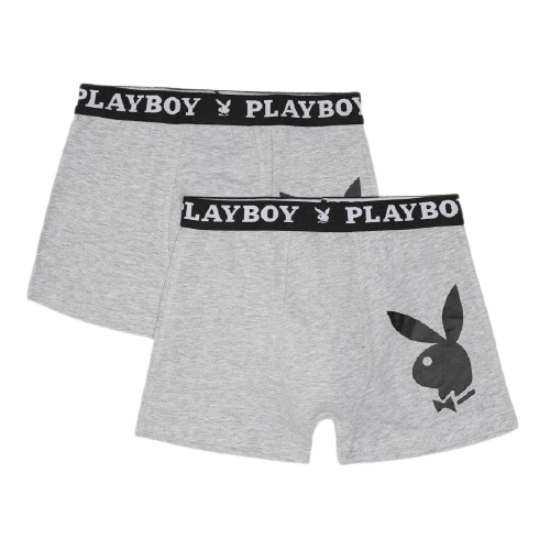 Набір з 2 труси-боксери Playboy ANNYA PLAYBOY BOXERSHORT сірий Чол XL Набір з 2 труси-боксери Playboy ANNYA PLAYBOY BOXERSHORT сірий Чол XL