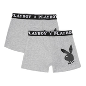 Набір з 2 труси-боксери Playboy ANNYA PLAYBOY BOXERSHORT сірий Чол L. Зображення №2 Набір з 2 труси-боксери Playboy ANNYA PLAYBOY BOXERSHORT сірий Чол L. Зображення №2
