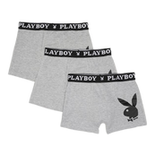 Набор из 3 трусы-боксеры Playboy ANNYA PLAYBOY BOXERSHORT серый Чол L. Изображение №2 Набор из 3 трусы-боксеры Playboy ANNYA PLAYBOY BOXERSHORT серый Чол L. Изображение №2