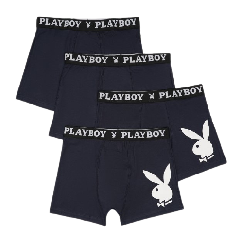 Набір з 4 труси-боксери Playboy ANNYA PLAYBOY BOXERSHORT синій Чол S Набір з 4 труси-боксери Playboy ANNYA PLAYBOY BOXERSHORT синій Чол S