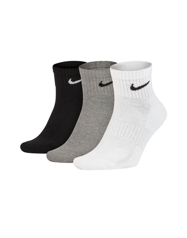 Шкарпетки Nike U NK EVERYDAY CUSH ANKLE 3PR чорний, білий, сірий Уні 34-38 Шкарпетки Nike U NK EVERYDAY CUSH ANKLE 3PR чорний, білий, сірий Уні 34-38