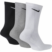 Носки Nike U NK EVERYDAY CUSH CREW 3PR черный, белый, серый Уни 34-38. Изображение №10