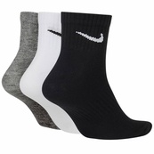Шкарпетки Nike U NK EVERYDAY LTWT ANKLE 3PR чорний, білий, сірий Уні 38-42. Зображення №3 Шкарпетки Nike U NK EVERYDAY LTWT ANKLE 3PR чорний, білий, сірий Уні 38-42. Зображення №3