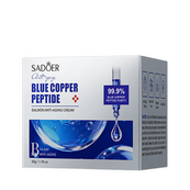 Крем для лица антивозрастной Sadoer Blue Copper Peptide 50 мл. Изображение №3 Крем для лица антивозрастной Sadoer Blue Copper Peptide 50 мл. Изображение №3