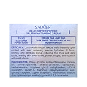 Крем для лица антивозрастной Sadoer Blue Copper Peptide 50 мл. Изображение №4 Крем для лица антивозрастной Sadoer Blue Copper Peptide 50 мл. Изображение №4