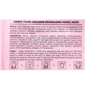 Маска для обличчя зволожувальна Sadoer Honey Peach з колагеном 25 мл. Зображення №2
