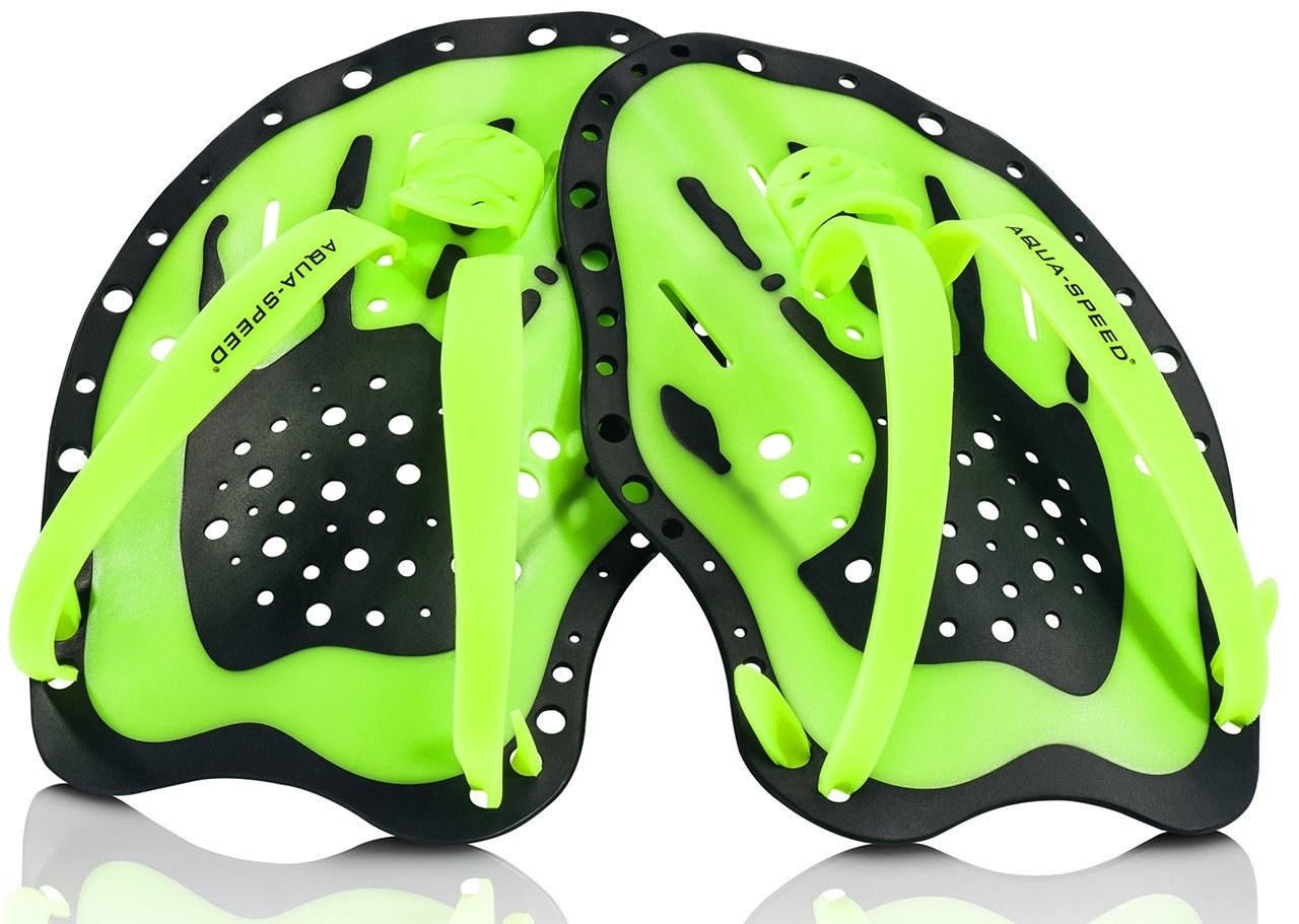 Лопатки для плавания Aqua Speed SWIM PADDLE 6972 зеленый Уни 19х13,5см Лопатки для плавания Aqua Speed SWIM PADDLE 6972 зеленый Уни 19х13,5см