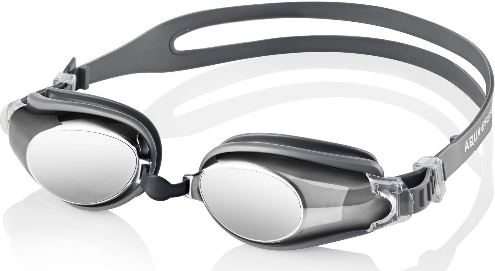 Окуляри для плавання Aqua Speed CHAMPION NEW 038-26 сірий, дзеркальний Уні OSFM Окуляри для плавання Aqua Speed CHAMPION NEW 038-26 сірий, дзеркальний Уні OSFM