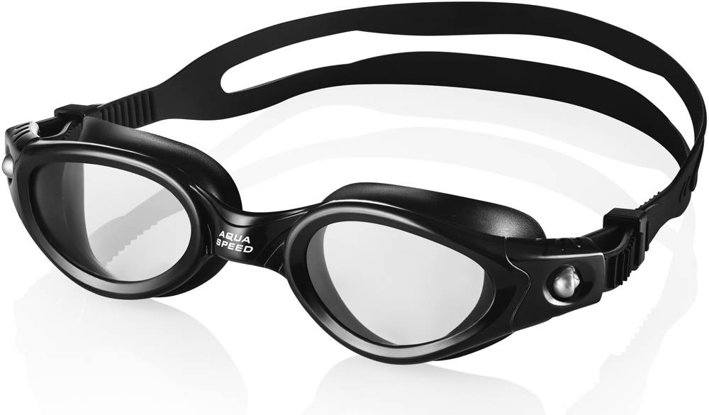 Очки для плавания Aqua Speed PACIFIC 3359 черный, прозрачный Уни OSFM Очки для плавания Aqua Speed PACIFIC 3359 черный, прозрачный Уни OSFM