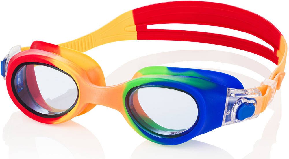 Очки для плавания Aqua Speed PEGAZ 7828 желтый, красный, синий Детские OSFM Очки для плавания Aqua Speed PEGAZ 7828 желтый, красный, синий Детские OSFM