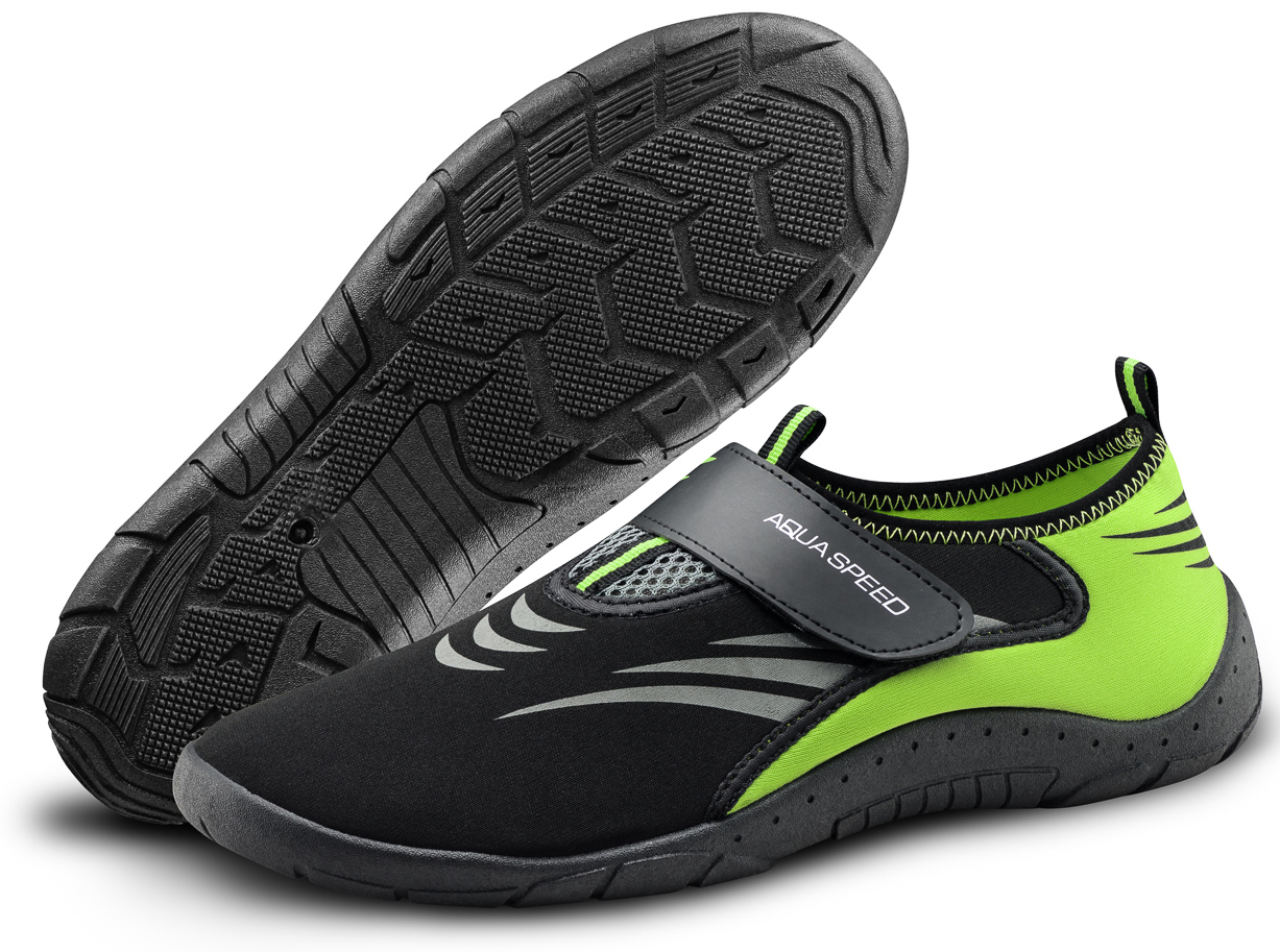 Аквашузы Aqua Speed AQUA SHOE MODEL 27A 7606 черный, серый, флуоресцентный желтый унисекс 46 Аквашузы Aqua Speed AQUA SHOE MODEL 27A 7606 черный, серый, флуоресцентный желтый унисекс 46