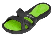 Шлепанцы Aqua Speed PANAMA 6599 черный, зеленый Жен 41. Изображение №2 Шлепанцы Aqua Speed PANAMA 6599 черный, зеленый Жен 41. Изображение №2
