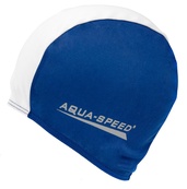 Шапка для плавання Aqua Speed POLYESTER CAP 5764 синій, білий Уні OSFM. Зображення №2