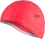Шапка для плавання Aqua Speed BOMBASTIC TIC-TAC 5723 червоний Жін OSFM. Зображення №2 Шапка для плавання Aqua Speed BOMBASTIC TIC-TAC 5723 червоний Жін OSFM. Зображення №2