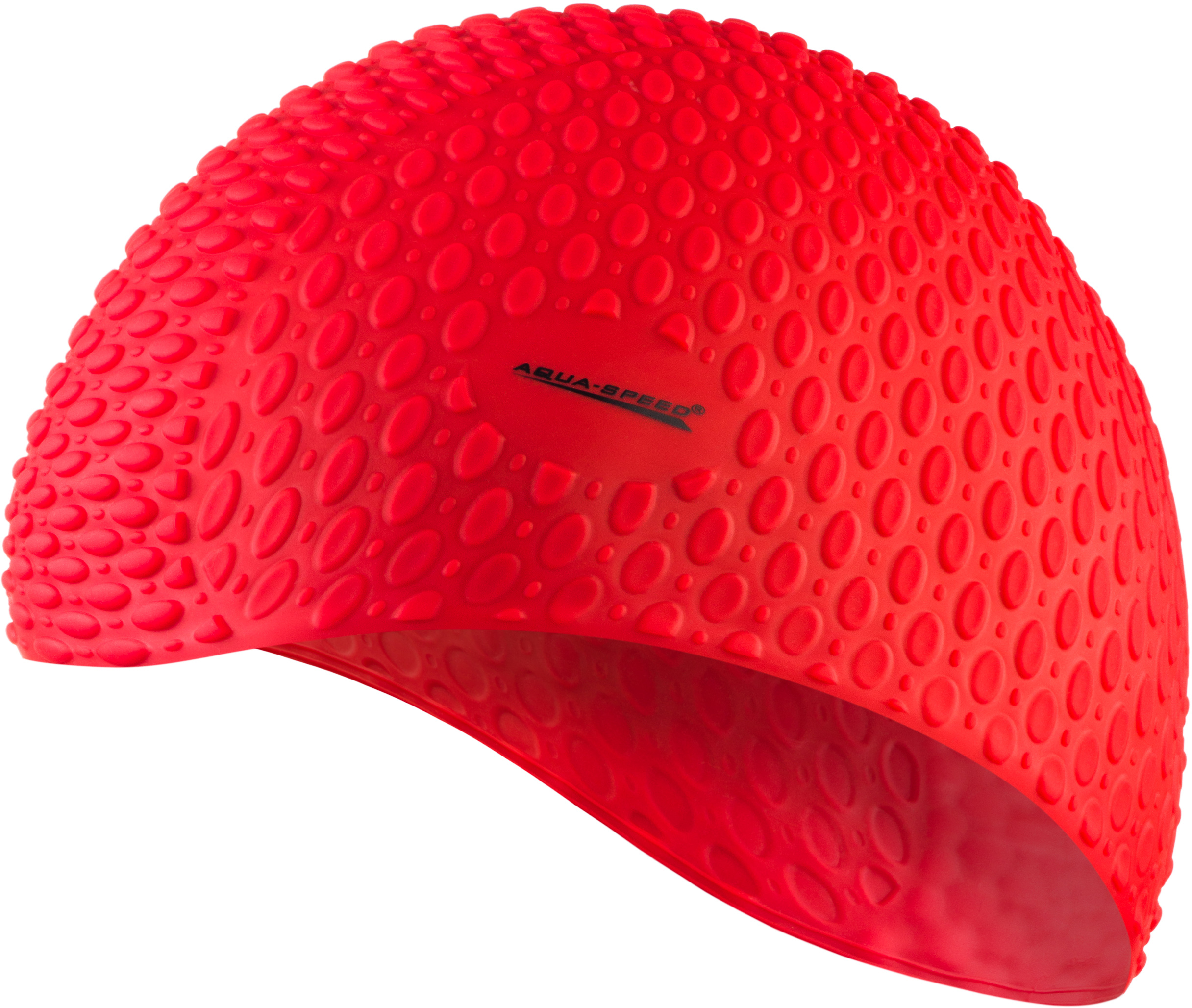 Шапка для плавання Aqua Speed BUBBLE 102-31 червоний Уні OSFM Шапка для плавання Aqua Speed BUBBLE 102-31 червоний Уні OSFM