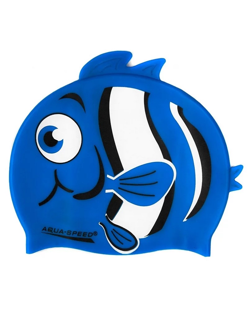 Шапка для плавания Aqua Speed ZOO NEMO 5757 синяя рыбка Дет OSFM Шапка для плавания Aqua Speed ZOO NEMO 5757 синяя рыбка Дет OSFM