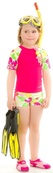 Топ сонцезахисний для дівчат Aqua Speed T-SHIRT FLOWER 2123 рожевий, мультиколор Діт 122см. Зображення №3 Топ сонцезахисний для дівчат Aqua Speed T-SHIRT FLOWER 2123 рожевий, мультиколор Діт 122см. Зображення №3