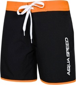 Плавки-шорты для мальчиков Aqua Speed EVAN JUNIOR 7529 черный, оранжевый Дет. Изображение №3