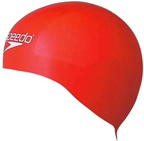 Шапка для плавання Speedo CAN AQUA V CAP AU WHT/RED червоний, білий Уні OSFM Шапка для плавання Speedo CAN AQUA V CAP AU WHT/RED червоний, білий Уні OSFM