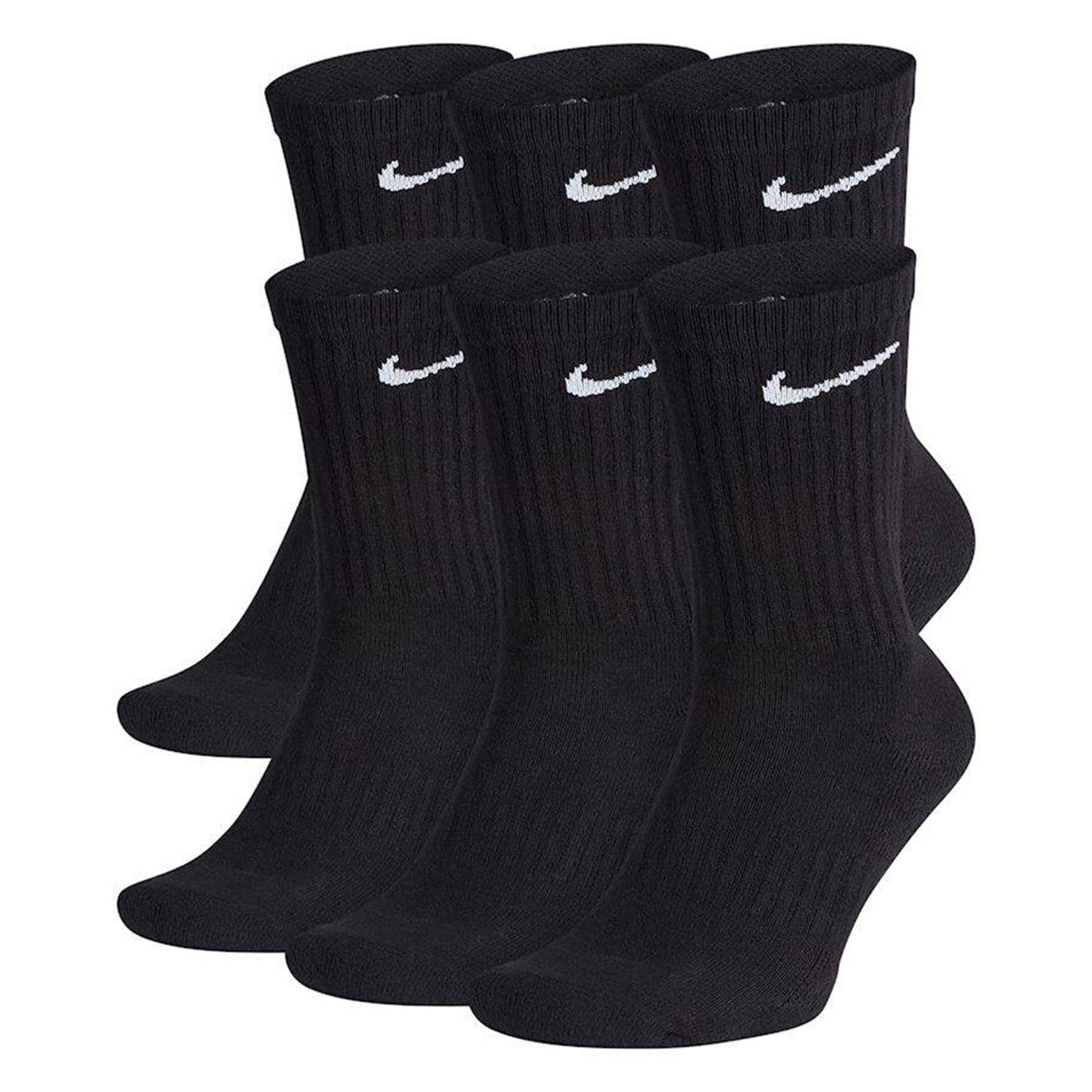 Шкарпетки Nike U NK EVERYDAY CUSH CREW 6PR-BD чорний Уні 34-38 Шкарпетки Nike U NK EVERYDAY CUSH CREW 6PR-BD чорний Уні 34-38