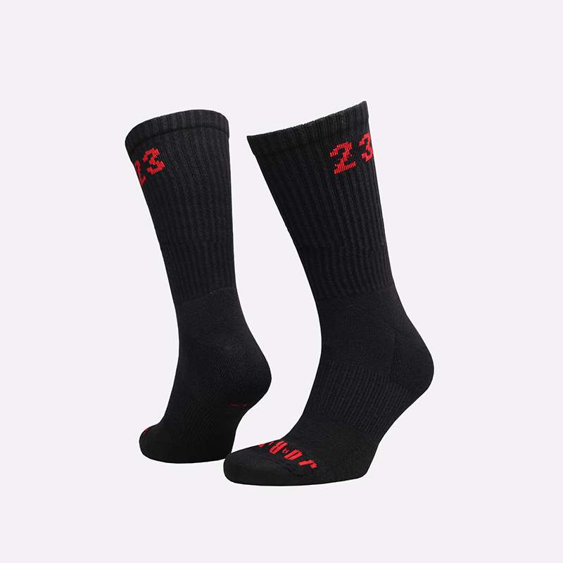 Носки Nike U JORDAN ESSENTIAL CREW 3PR черный, красный Уни 42-46 Носки Nike U JORDAN ESSENTIAL CREW 3PR черный, красный Уни 42-46