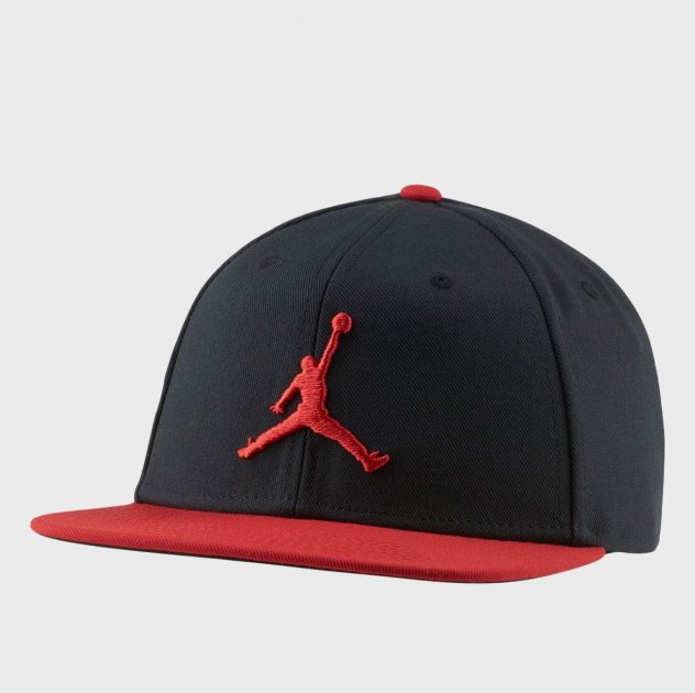 Кепка Nike JORDAN PRO JUMPMAN SNAPBACK чорний, червоний Уні MISC Кепка Nike JORDAN PRO JUMPMAN SNAPBACK чорний, червоний Уні MISC