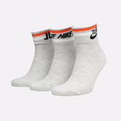 Шкарпетки Nike U NK NSW EVERYDAY ESSENTIAL AN 3PR сірий Уні 46-50. Зображення №6 Шкарпетки Nike U NK NSW EVERYDAY ESSENTIAL AN 3PR сірий Уні 46-50. Зображення №6
