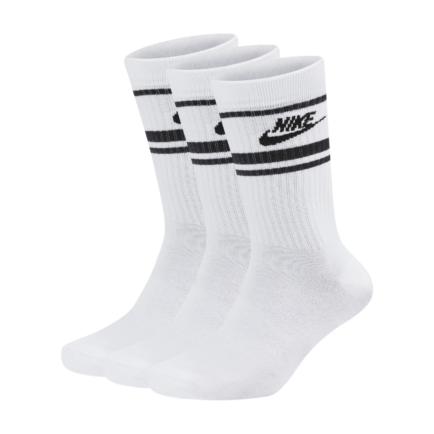 Носки Nike U NK NSW EVERYDAY ESSENTIAL CR 3PR белый, черный Уни 46-50 Носки Nike U NK NSW EVERYDAY ESSENTIAL CR 3PR белый, черный Уни 46-50