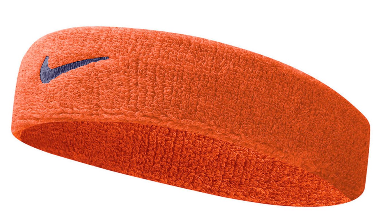 Пов'язка на голову Nike SWOOSH HEADBAND помаранчевий Уні OSFM Пов'язка на голову Nike SWOOSH HEADBAND помаранчевий Уні OSFM