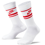 Шкарпетки Nike U NK NSW EVERYDAY ESSENTIAL CR 3PR білий, червоний Уні 42-46. Зображення №5 Шкарпетки Nike U NK NSW EVERYDAY ESSENTIAL CR 3PR білий, червоний Уні 42-46. Зображення №5